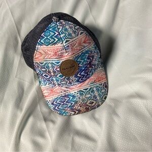 Dakine Blue and Pink Patterned Cap
